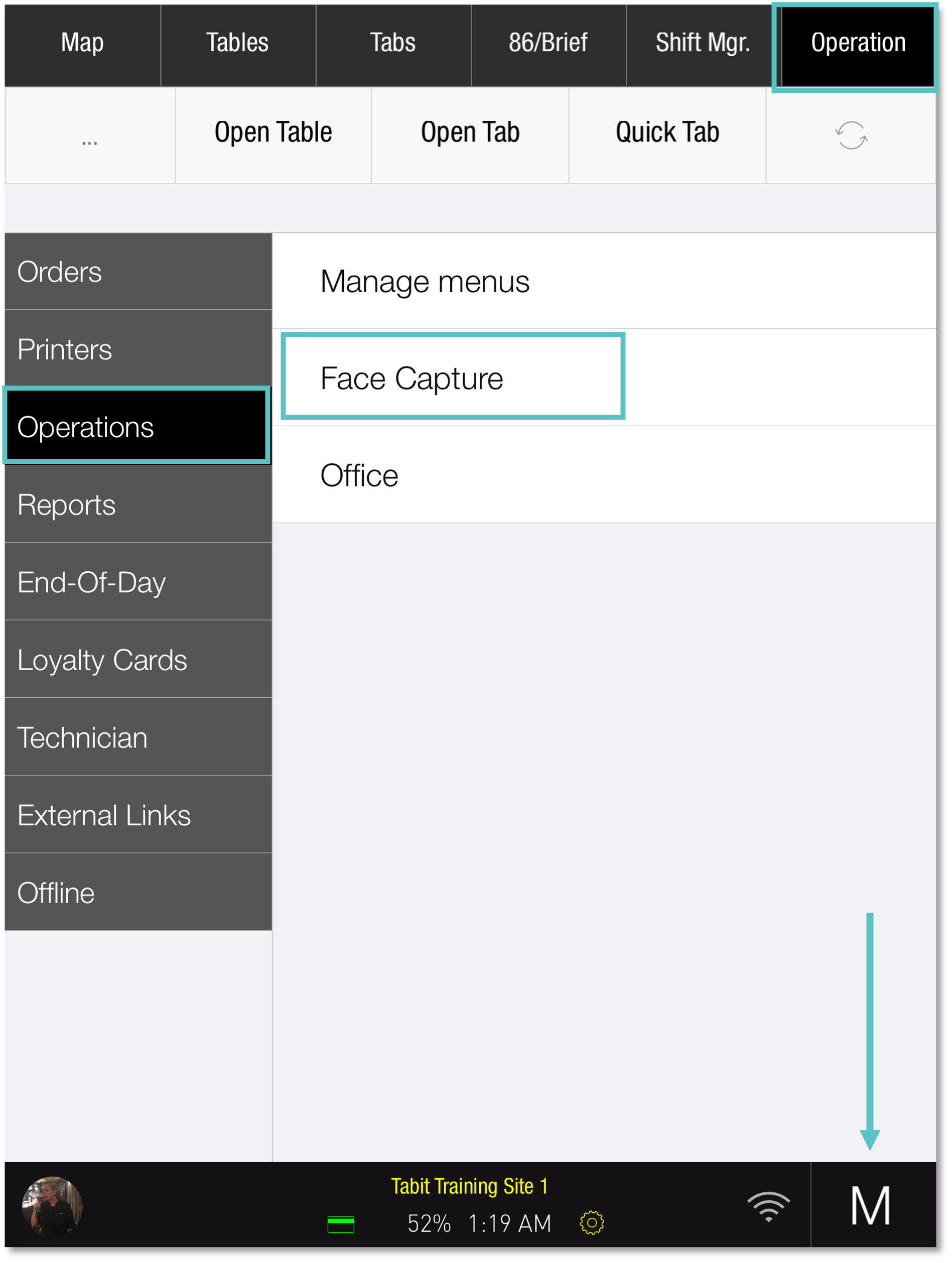 setting-up-facial-recognition-on-the-pad-tabit-help-center