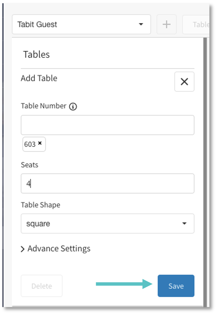 How to Add a Table to Tabit Guest Tabit Help Center