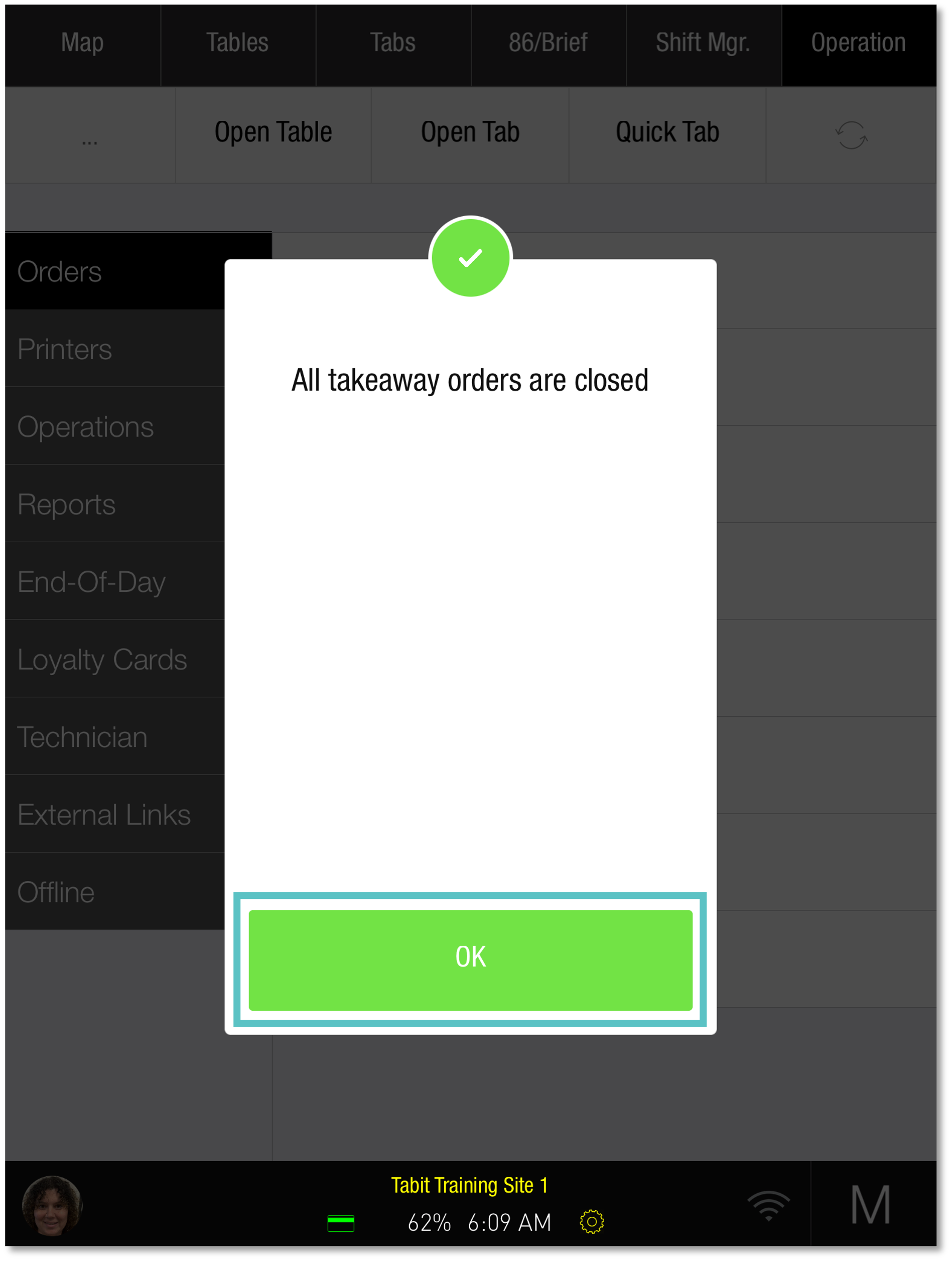How to Close ALL Takeaway/Delivery Orders – Tabit Help Center